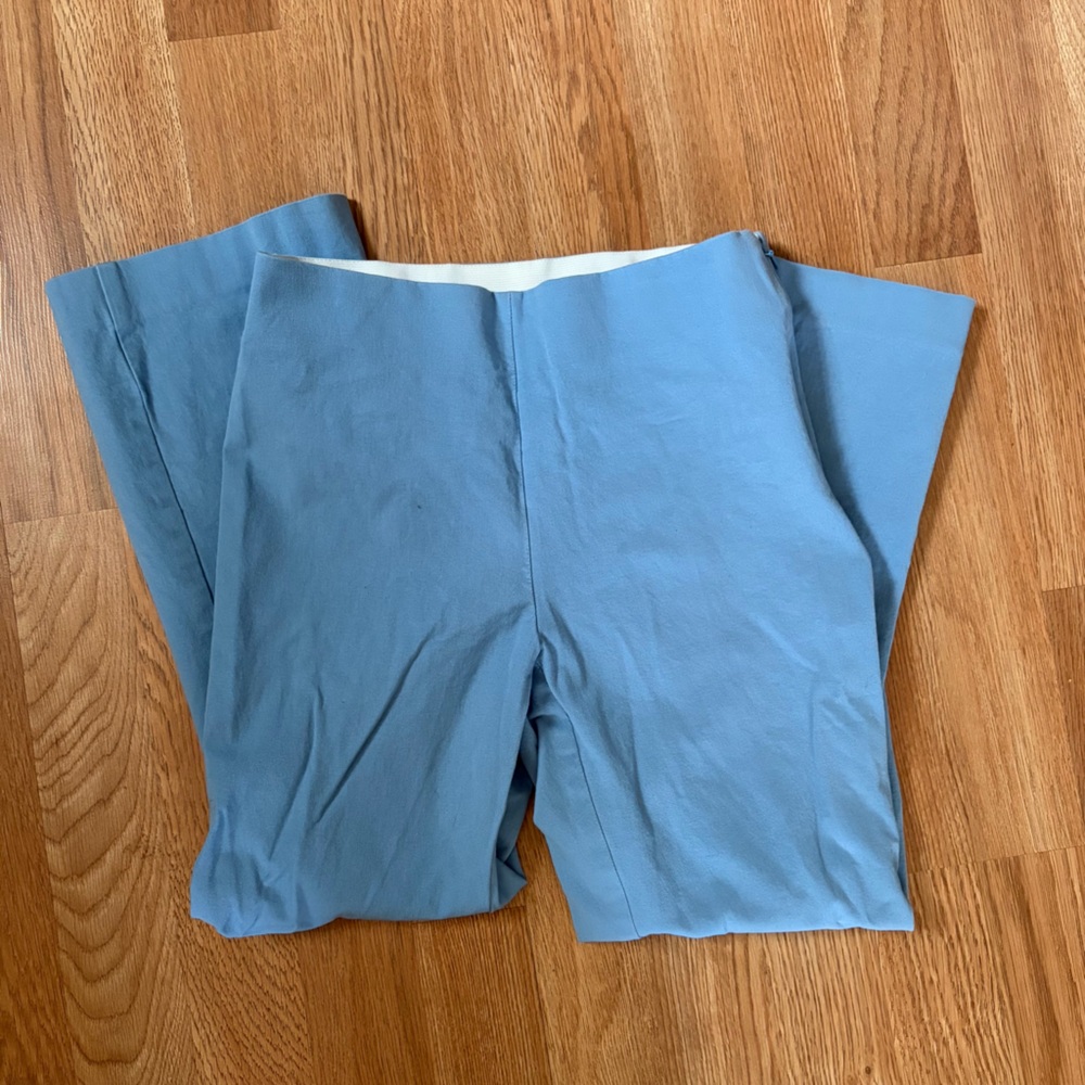 a new day Light Blue cropped Trousers